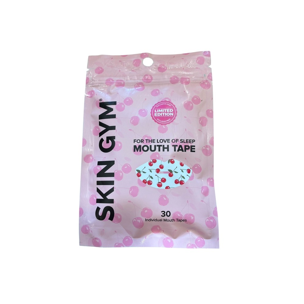 Skin Gym Mouth Tape "For the Love of Sleep" Cherry Limited Edition (30 ct)‎